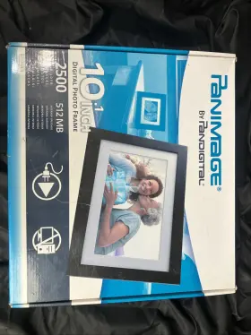 Pi1003dwla Pandigital New Panimage 10.1in Digital Led Photo Frame Remote Controlled Ac Pwer
