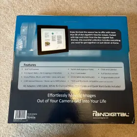 Pi1051dwcb Pandigital Panimage 10.4 Inch Digital Photo Frame With Remote Holds 5000 Photos #2