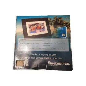 Pi70556av Pandigital 7 Inch Digital Photo Frame Stores 4000 Images 512 Mb Open Box #3