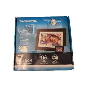 Pi70556av Pandigital 7 Inch Digital Photo Frame Stores 4000 Images 512 Mb Open Box