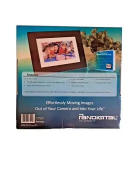 Pi7056aw Pandigital Digital Picture Photo Frame 512 Mb 4000 Images A1 New In Box #2
