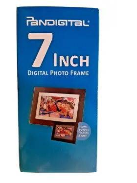 Pi7056aw Pandigital Digital Picture Photo Frame 512 Mb 4000 Images A1 New In Box #3