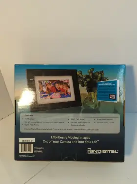 Pi7056awb Pandigital Nib 7 Inch Lcd Digital Picture Photo Frame Black #2