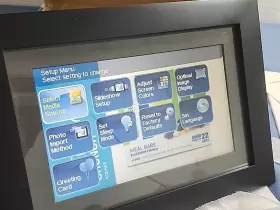 Pi9001dw Pandigital 9 Inch Digital Picture Frame Stores Up To 3000 Photos Images #3