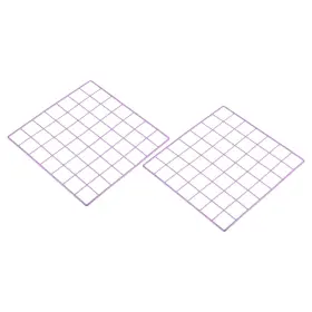 Pta220915tt0745 Patikil 14x14 Wire Grid Panel 2 Pack Metal Mesh Wall Decor Decorative Panels