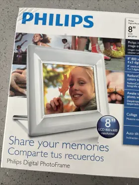 0837 Philips Phillips 8 Inch Lcd Digital Frame 800 600