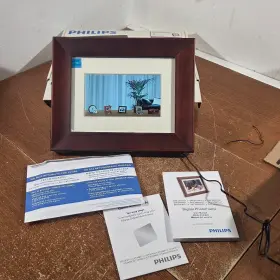 128mb7 Philips Phillips 7 Inch Ft Digital Photo Frame 128 Mb