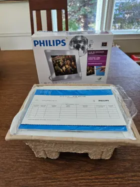 5208 Philips Phillips Digital Photo Frame 8 Inch Lcd Panel Spf With White #3