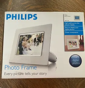 7fficmi Philips 609585126787 New In Box Digital Photo Frame For Display Stand