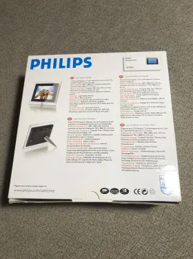 7ff2fpa Philips 7ff2 Digital Photo Frame High Pixel Density 7 Inch 6.5 Viewable Sd #3