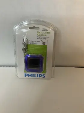 Spf1002n Philips Personalized Digital Photo Key Chain 1.5 Inch Display Spf1002n/g7 New Blue