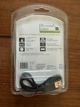 Spf1902p Philips Spf1902p/g7 Digital Photo Keychain 1.5 Lcd Screen Electric Purple Sealed #2
