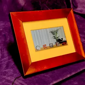 Spf3470t Philips Spf3470t/g7 7 Inch Digital Photo Frame Lcd Panel Brown Wood Works #2