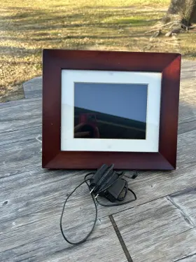 Spf4308 Philips Home Essentials Digital Photo Frame Brown Wood. Usb Port