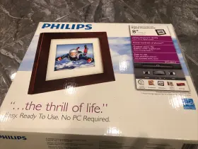 Spf480 Philips Spf480/g7 8 Inch Digital Photo Frame Brown Electric