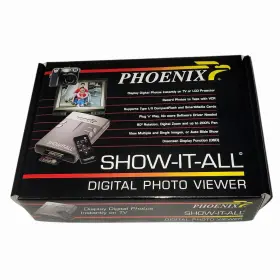 Phoenix 720916136005 Show-it-all Digital Photo Viewer Cf Smartmedia Tv Slide Show Remote