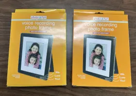 Photo Fun 015975804775 Digital Voice Recording Frame 4x6 Or 5x7 Quantity Of 2 Lot