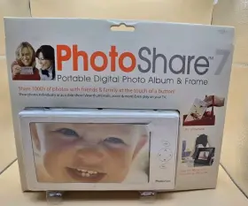 Daf7pl Photoco Photoshare 7 Portable Digital Photo Album And Frame Inch Lcd Screen