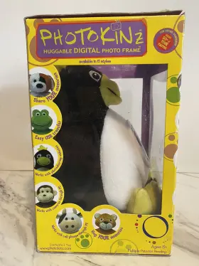 Photokinz 697696200069 Huggable Digital Photo Frame Percy The Penguin - New Old Stock 2007 #3