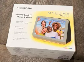 Fml07sd Photoshare My Luma 7 Inch White Lightning Wifi Smart Frame New In Box