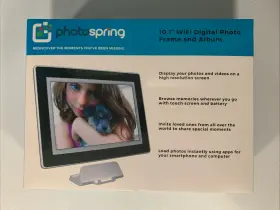 Ps101-32-blk Photospring New 10.1 Inch Wifi Digital Picture Frame 32 Gb Black/white