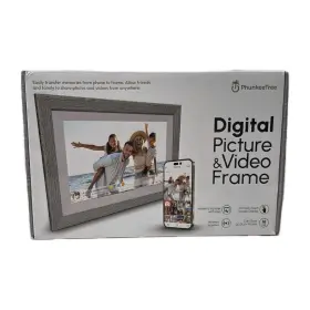 Phunkeetree 810479026360 New Digital Picture And Video Frame Grey