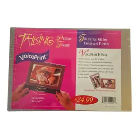 Picture Frame 537254000468 Talking 4x6 New Factory Sealed In Box Voiceprint Recordable
