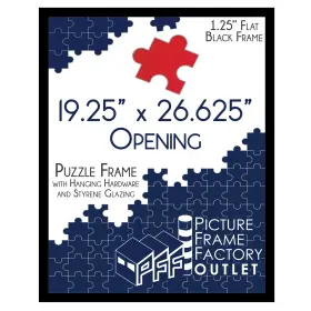 125blk Pictureframefactoryoutlet 19.25x26.625 Pff Inch - Premium 1.25 Black Profile Picture Frame For Artwo