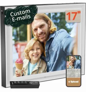 5675 Pix Star Pix-star 17 Inch Extra Large Digital Frame Calendar Music Weather Etc