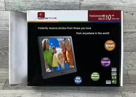 Pxt510wr08h Pix-star Fotoconnect Wifi 10 Inch Digital Picture Frame Black Open Box