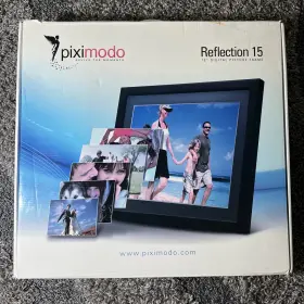 Piximodo 718122347131 Foto Photo Frame Reflection 15 Wall Mountable With Remote Control