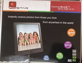 Pxt515wr04g Pixstar Pix-star Fotoconnect Xd Wi-fi 15 Inch Digital Picture Frame No Remote