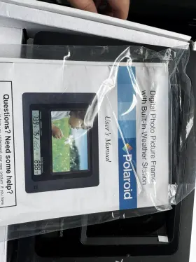 6058a Polaroid Digital Photo Frame With Built In Weather Station Model #2
