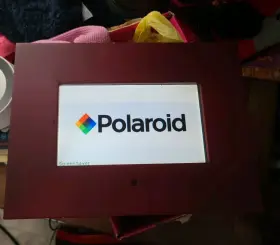 6079b Polaroid Digital 7 Inch Picture Frame With Memory Card Adapter And Harness