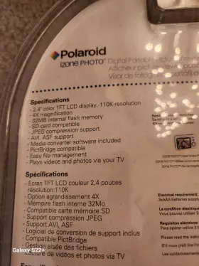 Polaroid 654348933775 Izone Digital Portable Picture Viewer - Lcd Display #2