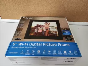 Polaroid 850007977146 8 Inch Wifi Digital Photo Frame Distressed Wood - Brand New In Box