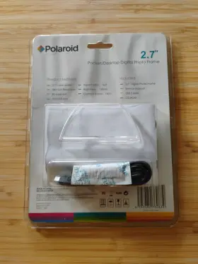 Clc6110us002 Polaroid 2.7 Inch Portable/stylish Pocket/desktop 60 Photo Digital Frame A3 #2