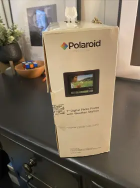 Gr701136530014406 Polaroid Simplicity 7 Inch Digital Photo Frame Plus Weather Station New #3