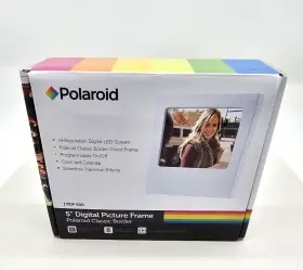 Pdf-500 Polaroid 5 Inch Digital Picture Frame White