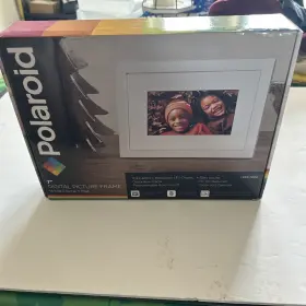 Pdf-700w Polaroid 7 Inch Digital Picture Frame/ White Frame Mat Led Display