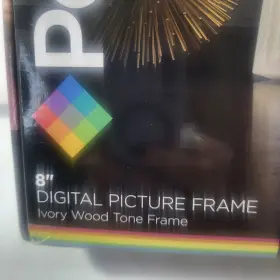 Pdf-800iw Polaroid 8 Inch Digital Picture Frame - Ivory Wood Tone New #3
