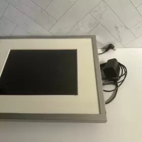 Pdf-800sl Polaroid 8 Inch Digital Picture Frame Silver Metal Finish Led Screen #2