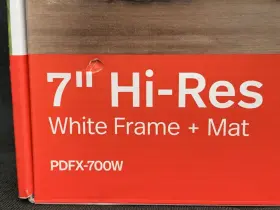 Pdfx-700w Polaroid 7 Inch Hi-res Digital Picture Frame White Mat 1024x600 Hd #3