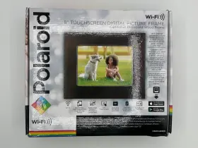 Pdwv-800cd Polaroid 8 Inch Wifi Digital Touchscreen Photo Frame - Distressed Wood