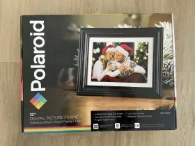 Polaroid-1250w Polaroid Sale New 12 Inch Hi Resolution Digital Picture Frame - Distressed Black
