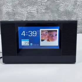 Xsa-00660s Polaroid Digital Photo Frame 6 Inch With Fm Radio Alarm Clock Black #2