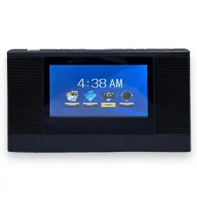 Xsa-00660s Polaroid Digital Photo Frame 6 Inch With Fm Radio Alarm Clock Black