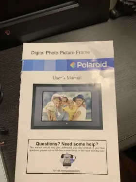 Xsa-01010b Polaroid 12 Inch Color Digital Picture Frame. Tested And Working #2