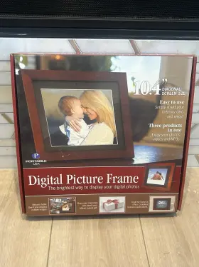 Portable Usa 094922596987 10 Inch 4 Digital Picture Frame In Box