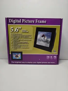 3-in-one Portable Usa Pu-5p 5.6 Inch Digital Picture Frame New Photos Music Video